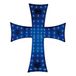 Lampa 96972 led-kruis 24 V - blauw