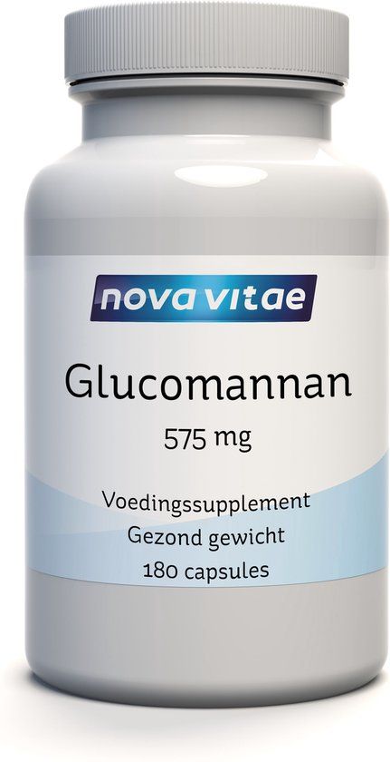 Nova Vitae Glucomannan Konjac Afslankpillen 180 capsules