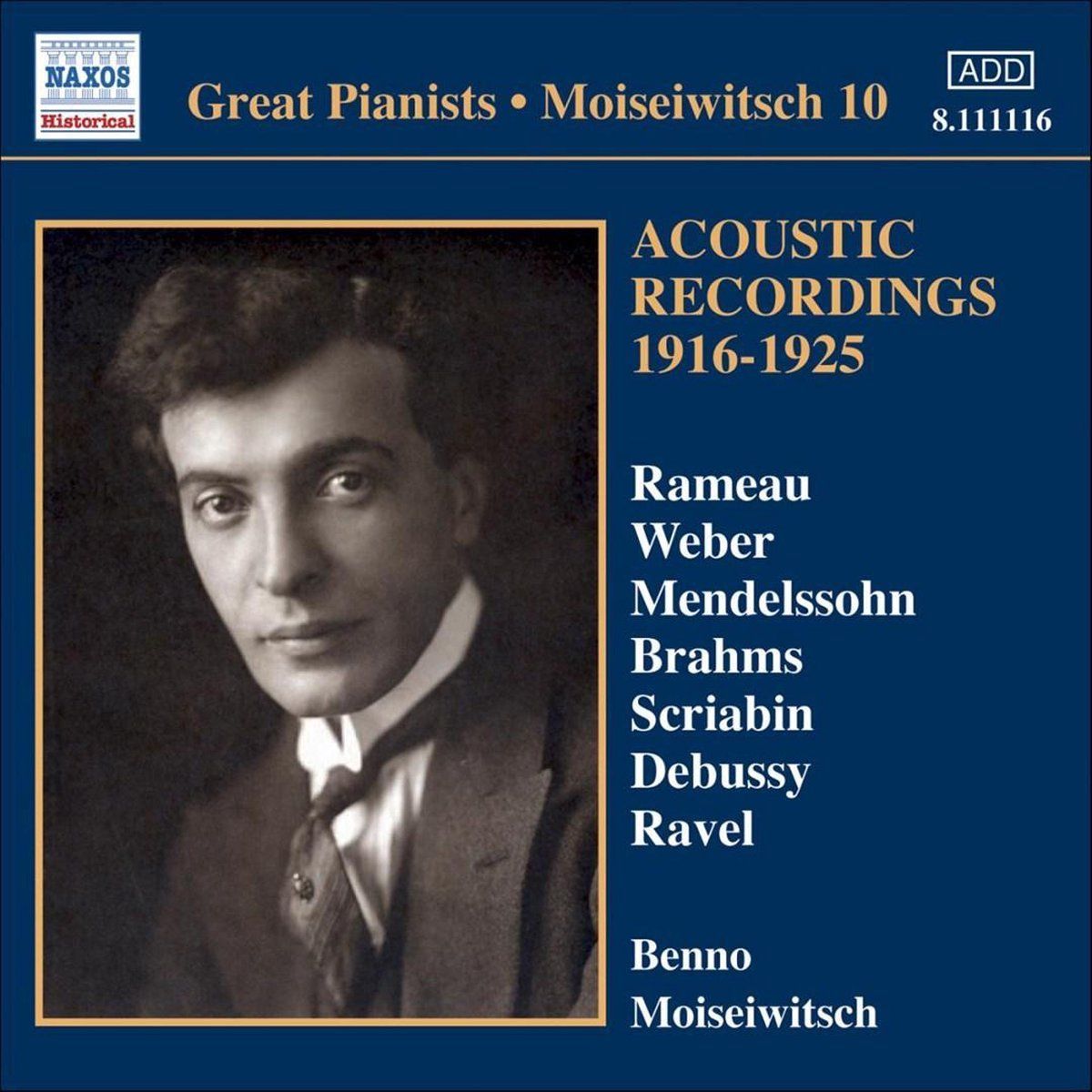 OUTHERE Moiseiwitsch, Benno: Acoustic