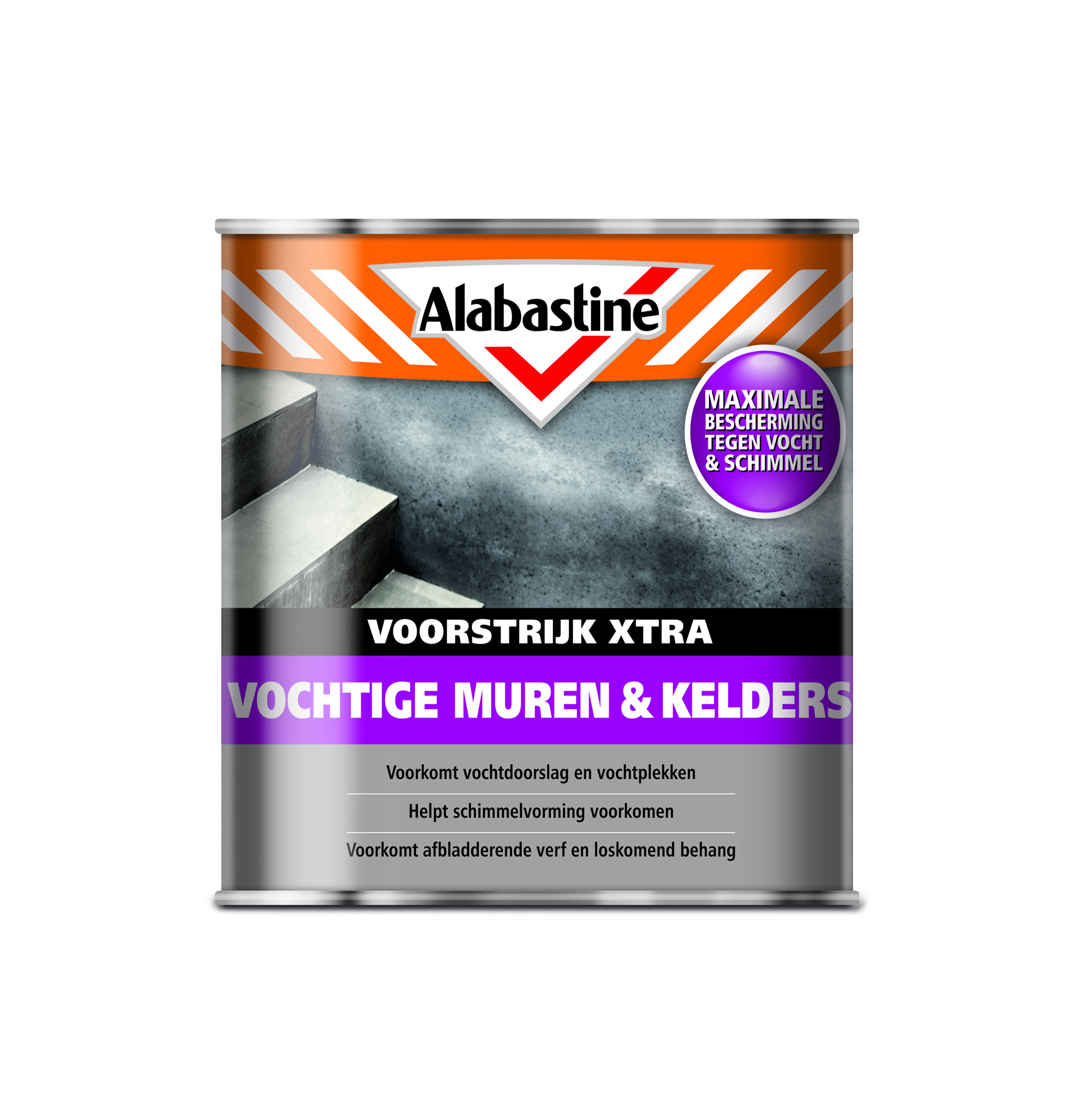 Alabastine Voorstijk - Voor vochtige muren & kelders - 2 5 liter