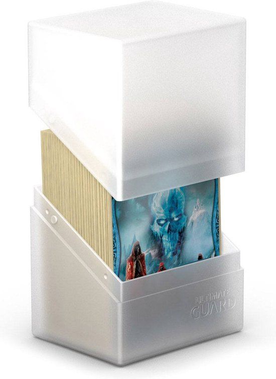 Ultimate Guard Boulder Deck Case 80+ Standard Size Frosted - Wit