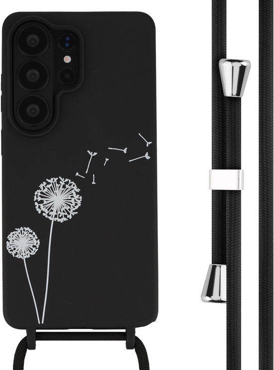 imoshion Siliconen design hoesje met koord voor de Samsung Galaxy S26 Ultra - Dandelion Black