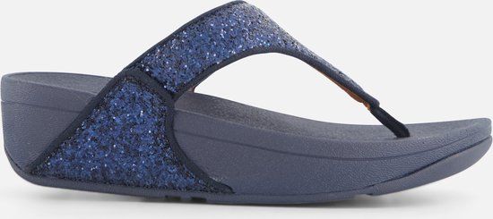 FitFlop Lulu Glitter Teenslippers Dames - Maat 43 - Navy