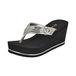GUESS Sarraly, teenslippers voor dames, tin 179, 36 EU
