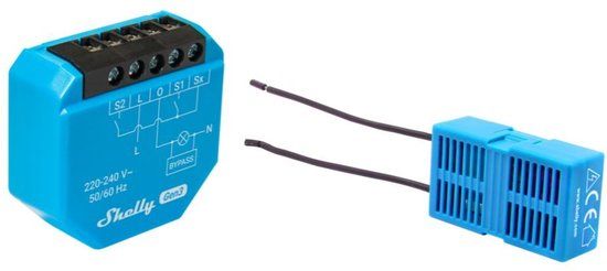Shelly 1L Gen3 Wifi & Bluetooth Relais Schakelaar 2-draads