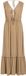 ROUGE EDIT Maxi jurk Mouwloos Petrified Oak Viscose Lang Vrouwen 40