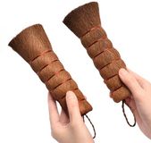 Sans marque 2 brosses à vaisselle en fibre de coco