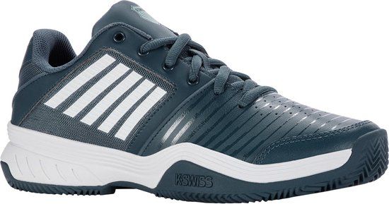 K-Swiss Court Express HB - Heren - Maat 41 - Tennis - Donkerblauw/Wit - Leer