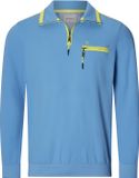 Babista heren Sweatshirt - 64/66 - blauw - Katoen/Polyester - Loose Fit - Casual