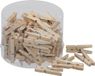 Othmara decorations Othmar Decorations Mini fotoknijpertjes/kaartknijpertjes - hout - 72x stuks - 3 cm