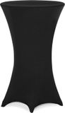 Detex Statafelrok – 5 Stuks Ø 80-85cm Stretch - Zwart
