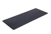 MOTIONTEX Trainingsmat voor onder hometrainer, spinningfiets, fitnessapparatuur, vloerbescherming voor thuissportschool, 61 x 152,4 cm, zwart