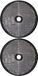 Benson Réflecteur - 2x - Blanc - Fixation par vis - 60mm - Rond