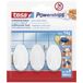 tesa Powerstrips Haken Small - OVAAL - Wit - 1 kg - 3 stuks