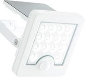 Brilliant Luton - Buiten wandlamp - LED 4W - Solar - Sensor - 540 lm - 4000K - IP65 - Wit