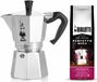 Bialetti Moka Express 6 kops + Delicato café moulu 250gr