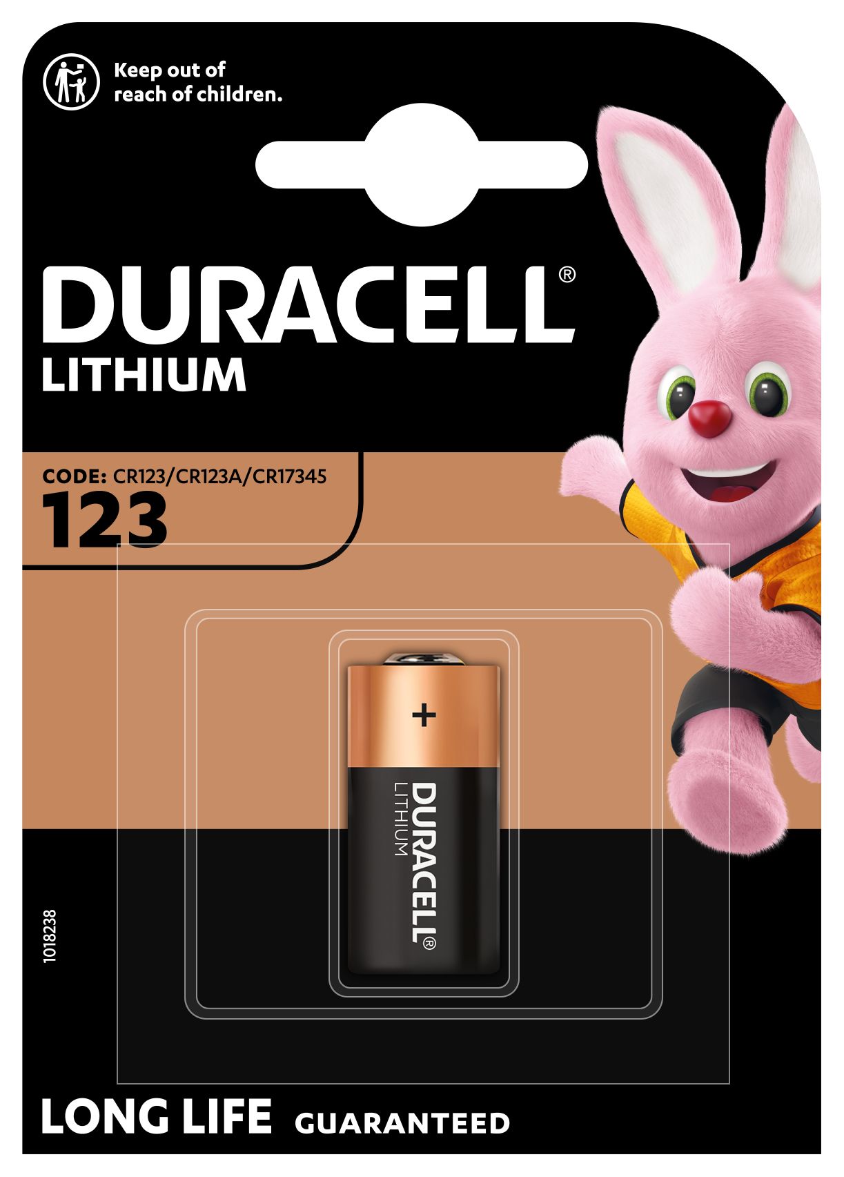 Duracell CR123A Lithium Batterij - 1 stuk