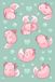 Journal Axolotl Kawaii Rose Axolotl Carnet avec Couverture Menthe Verte à Bulles, 6x9