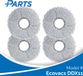 Ecovacs DDX11 Dosettes (4 Stuks, Plus.Parts® alternatief voor 201-2425-10B0)