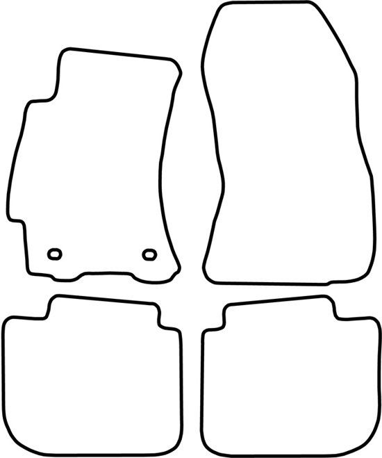 AutoStyle Automatten Subaru Outback 2010-2015