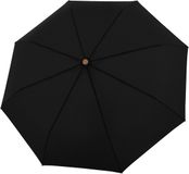 doppler Nature Magic Uni Simply Black Zwart Stormparaplu