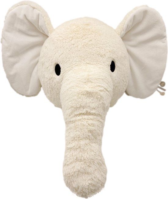 Label Label Elephant Elly Ivory Muurdecoratie