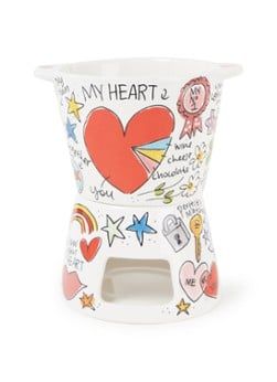 Blond Amsterdam Valentijn fondue set klein 18 cm
