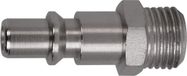 SW-Stahl 25049L persluchtsteeknippel, 1/4" buitendraad
