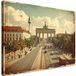 Image sur toile Porte de Brandebourg à Berlin dans un style vintage 120x80