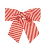 Mica Decorations kerststrik streep - rood