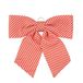 Mica Decorations kerststrik streep - rood