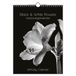 Comello Black & White Flowers Verjaardagskalender