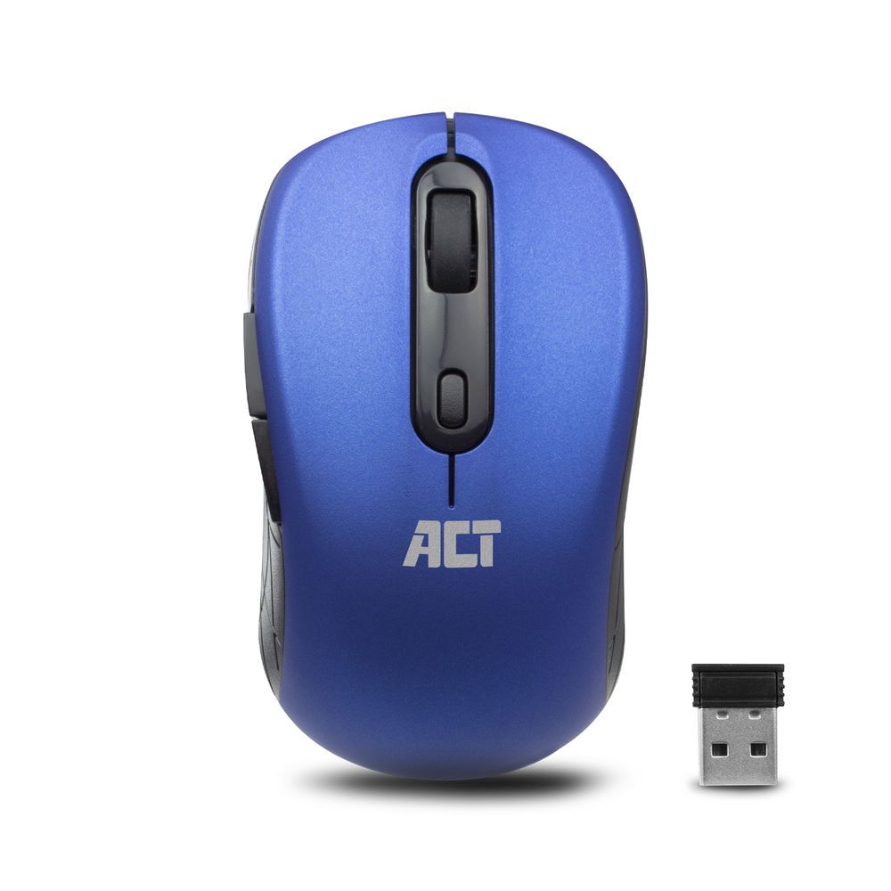 ACT AC5140 Draadloze Muis - Optisch - 1600 DPI - Blauw