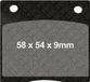 EBC Brakes FA036 Jeu de plaquettes de frein