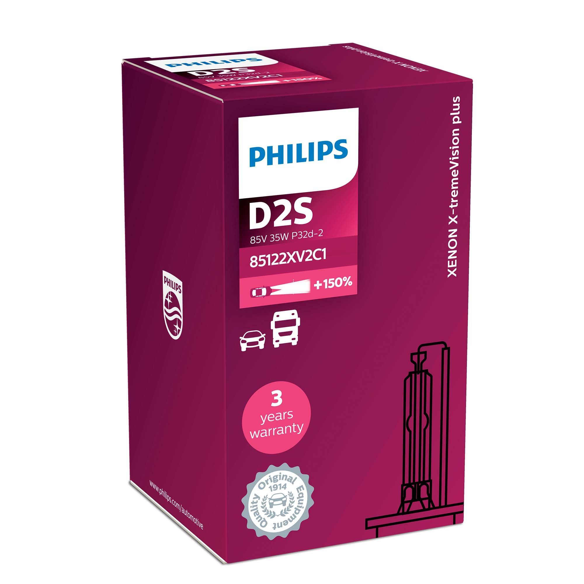 Philips D2S Xenon Autolamp - 85122XV2C1 - 4800K - 1 stuk