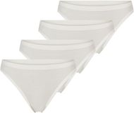 sloggi Dames Tanga 4-pack GO Sense Silk White Maat S