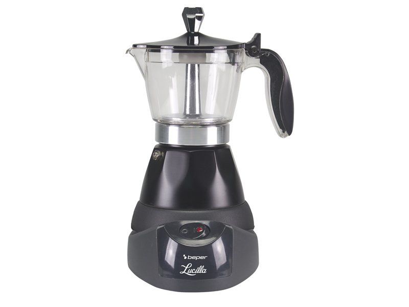Beper BC.040N Handmatige Espressomachine - Zwart - 3 Kopjes
