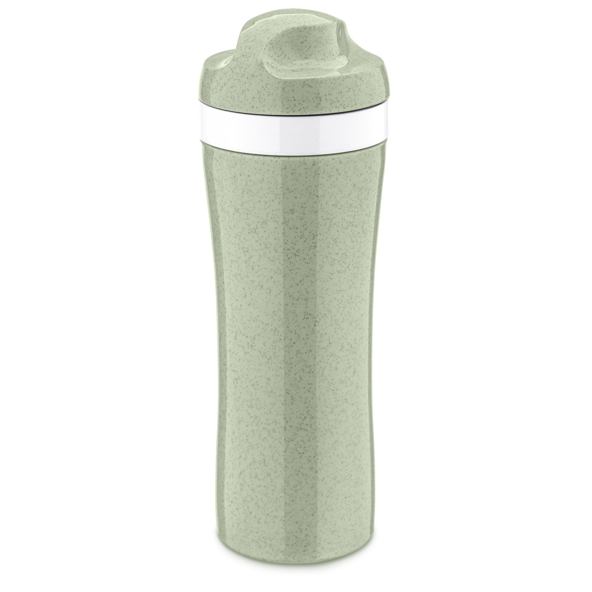 koziol OASE Organic Drinkfles - 425 ml - Thermoplastic - Wit/Groen