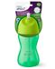 Philips Avent Rietjesbeker - 300 ml - Afsluitventiel en klikdeksel - Gebogen rietje om gemakkelijk te drinken - 12m+ - Groen - SCF798/01