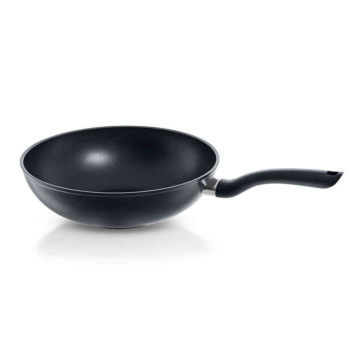 Fissler 045-801-28-100/0 Wok/Roerbakpan - 28 cm - Zwart