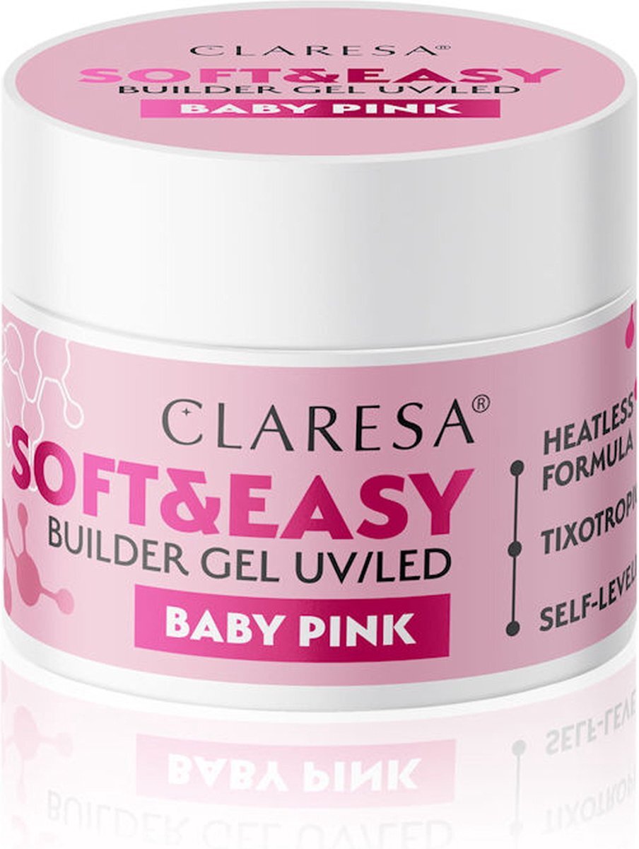 Claresa Keratine Builder Gel Soft & Easy Baby Pink 12gr.