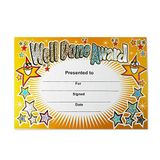 SuperStickers 'Well Done Award' Sparkling Classroom-certificaat, A5-certificaten, 20 stuks