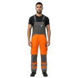 Mascot Safe Supreme Amerikaanse overall met kniezakken 15569-860 - hi-vis oranje/donkerantraciet - C62 - 82