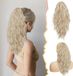 Shenzhen Haorui Industrial Technology Co., Ltd. Long Wavy Ponytail Clip In Hair Extension 45CM Synthetic Blond Ash Blond Mixed