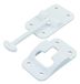 JR Products 10414 Kunststof T-stijl deurhouder - Polar White, 3-1/2"