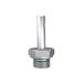 Riegler 768.038-12 ES Schroefdraadinsteeknippel, G 3/8 a., steeknippel 12 mm, roestvrij staal 1.4404