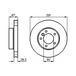 BOSCH Disque de frein 0 986 478 691