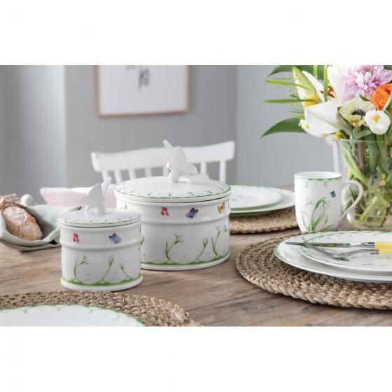 Villeroy & Boch Colourful Spring Koekjestrommel - Multi - Porselein - 14cm
