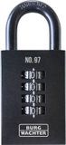 Burg Wächter Numero 97 50 SB Hangslot 50 mm Cijferslot