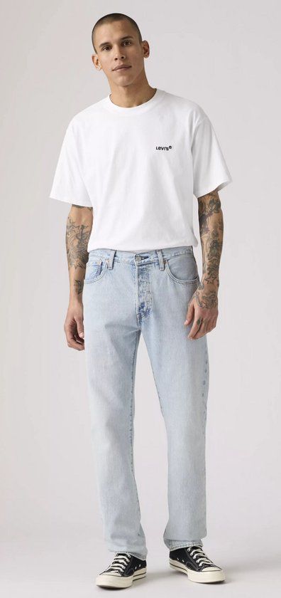 Levi's Heren Jeans Broek Maat 33/L32 Mannen Jeans Polyester Regular Fit Regular Waist Effen